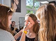 Eyeliner Workshop i Dzień Otwarty w Warszawskiej Szkole Reklamy, fot. Katarzyna Boszko