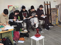 Zdjęcia z warsztatów rysunkowych WSR z Marią Orzewską - XI 2025 r. - fot. Grzegorz Rusinek